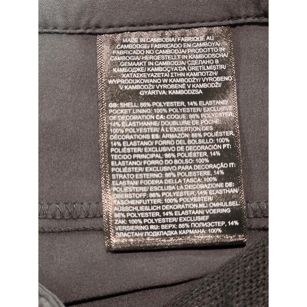 The North Face Mens FlashDry Hiking Pants Asphalt Grey 36x30 Stretch Outdoor